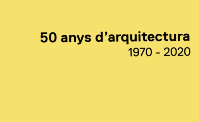 Exposició digital 50 anys d'arquitectura