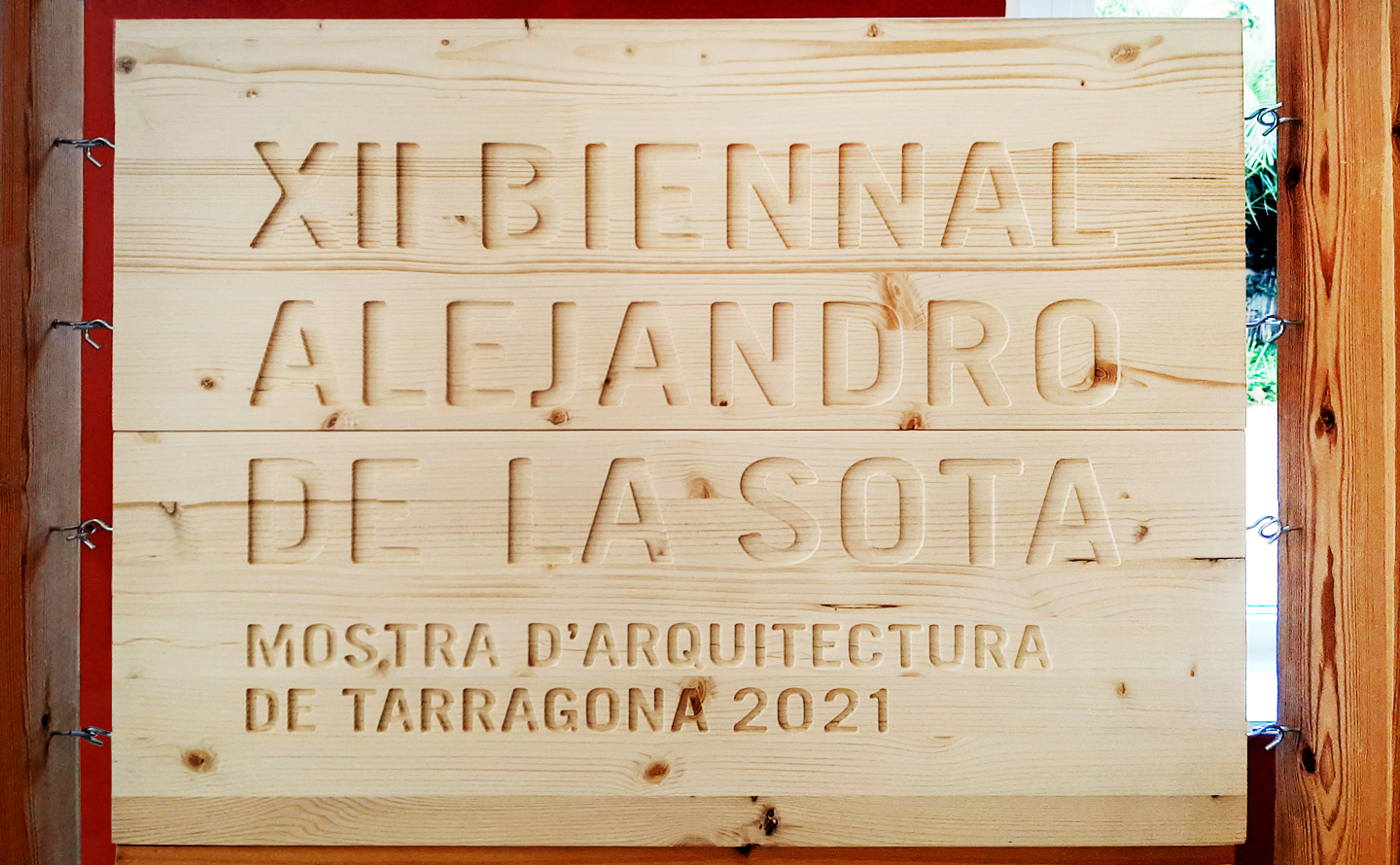 Cartell exposició XII Biennal Alejandro de la Sota